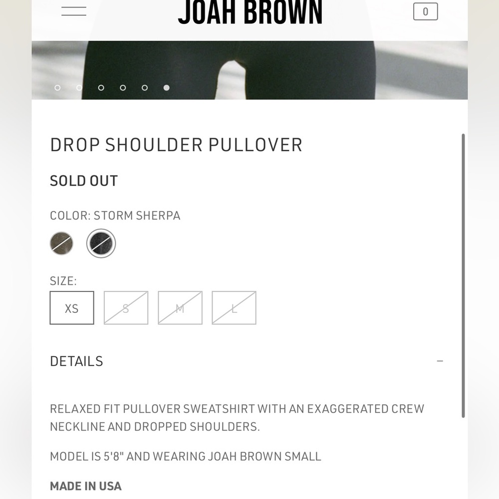 Joah Brown Sherpa pullover - Picture 5 of 10